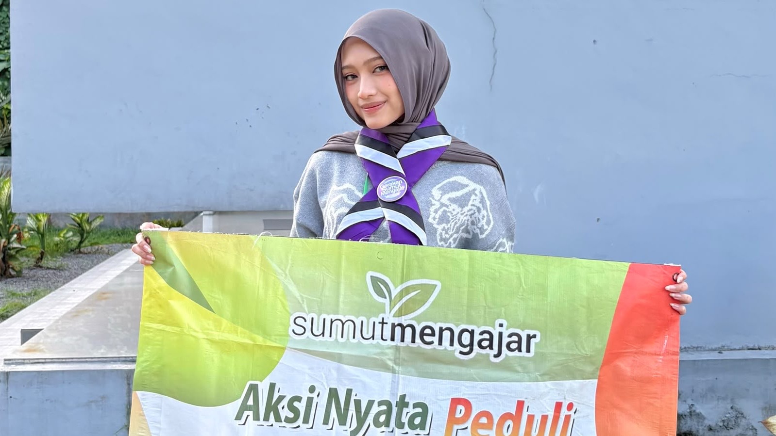 Mengabdikan Hingga ke Daerah, Mauzra Jajila Ketaren Jadi Relawan Gerakan Sumut Mengajar