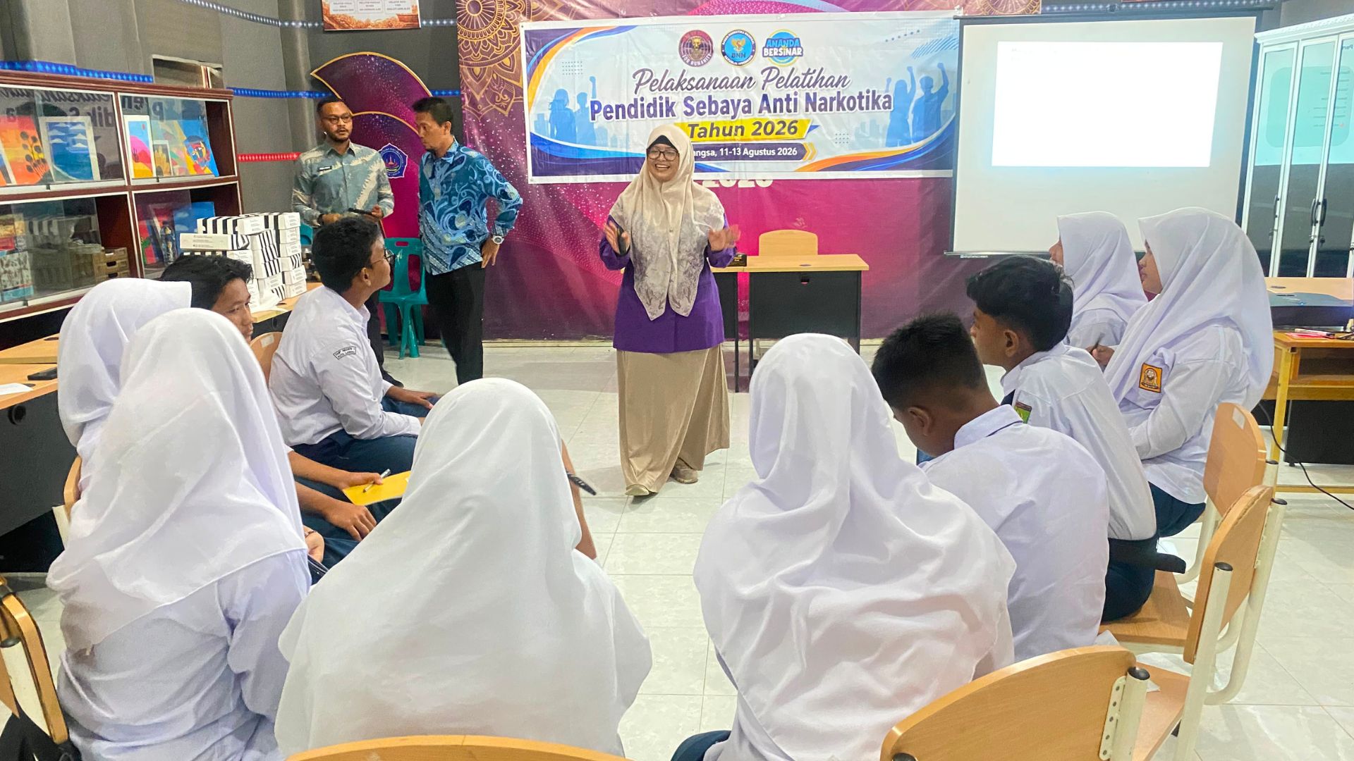 Dosen Psikologi Islam IAIN Langsa Jadi Narasumber Pelatihan Teknis Pendidik Sebaya Anti Narkotika