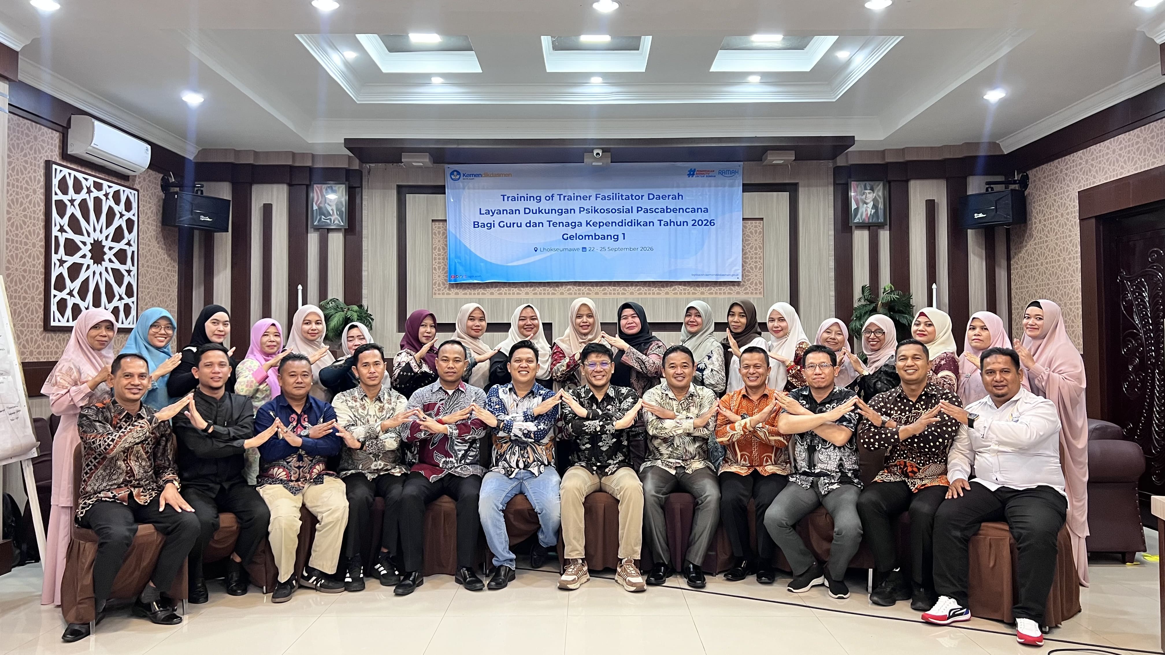 Emban Amanah Nasional, Ketua Prodi Psikologi Islam Resmi Jalankan Tugas Fasilitator Layanan Dukungan Psikososial