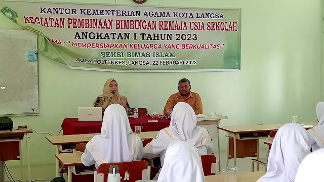 Dosen Psikologi Islam Menjadi Narasumber dalam Kegiatan Pembinaan Bimbingan Remaja Usia Sekolah di Langsa