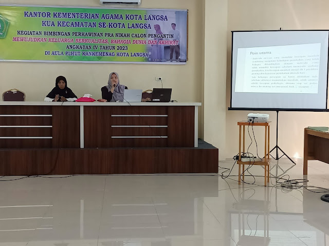 Dosen Psikologi Menjadi Narasumber dalam Kegiatan Bimbingan Perkawinan Pra-Nikah Calon Pengantin di Langsa