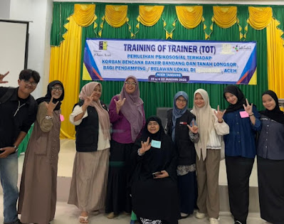 Garda Terdepan Kemanusiaan, Psikologi Islam Bersinergi dengan Yayasan Pulih Aceh dalam ToT Pemulihan Psikososial Pasca-Bencana
