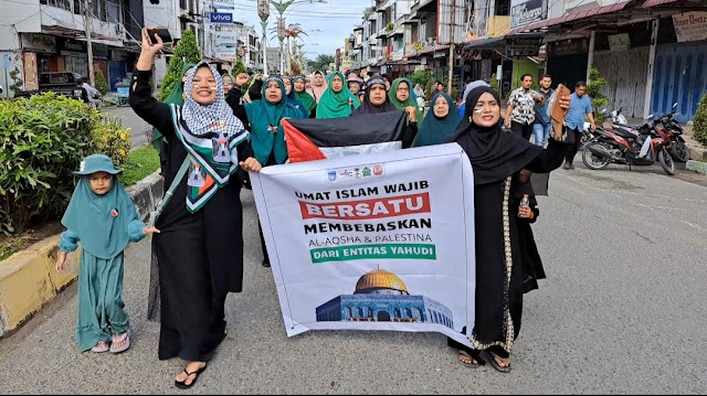 Himpunan Mahasiswa Prodi Psikologi Islam Ikut Aksi Kemanusiaan Bela Palestina