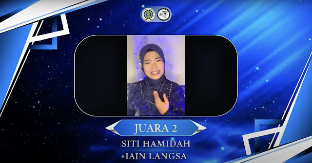 Kembali Ukir Prestasi Nasional,  Siti Hamidah Juara 2 Solo Vocal Dangdut Putri