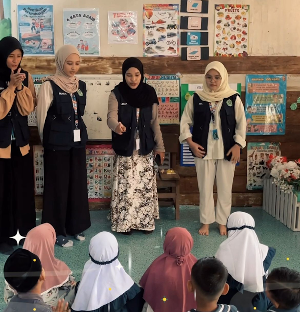 Mahasiswa Psikologi Islam Edukasi Anak PAUD Gampong Peutow Anti-Bullying Melalui Bernyanyi
