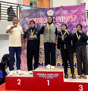 Tekuni Pencak Silat, Dwina Tasya Khaylazuhra Raih Medali Perak POMDA Aceh 2025